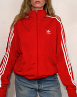 Red Adidas Track Jacket- M