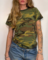 Vintage Camo tee - S