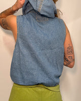 Denim Vest Top - S