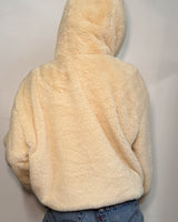 Fuzzy Hooded Jacket