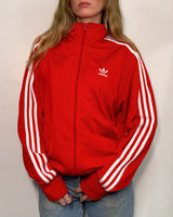 Red Adidas Track Jacket- M