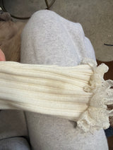 Lace Trim Top - S