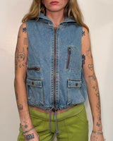 Denim Vest Top - S