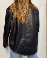 Faux Leather Jacket - L