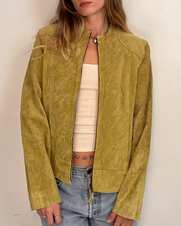 Ruff Hewen Suede Jacket - L