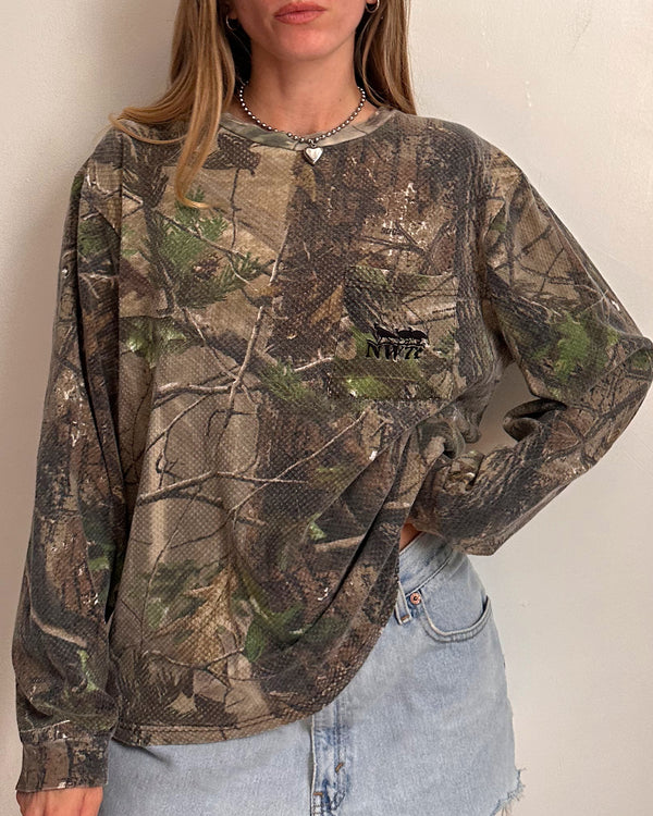 Camo Long Sleeve - L