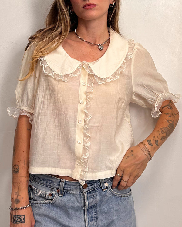 Cream Top - M