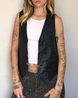 Harley Leather Vest - M