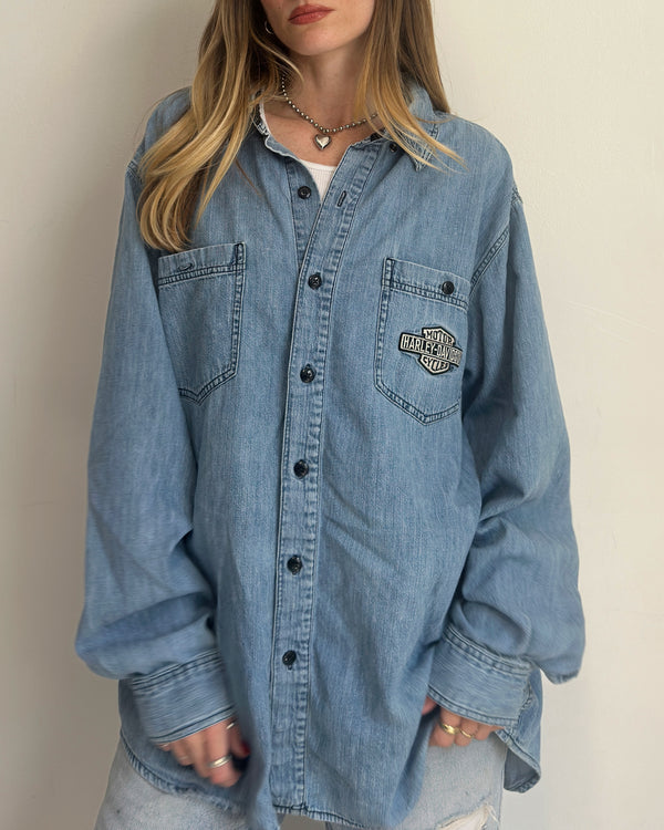 Harley Denim Shirt -XL