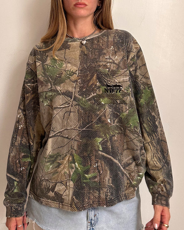Camo Long Sleeve - L