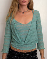 2 Piece Lace Top - S