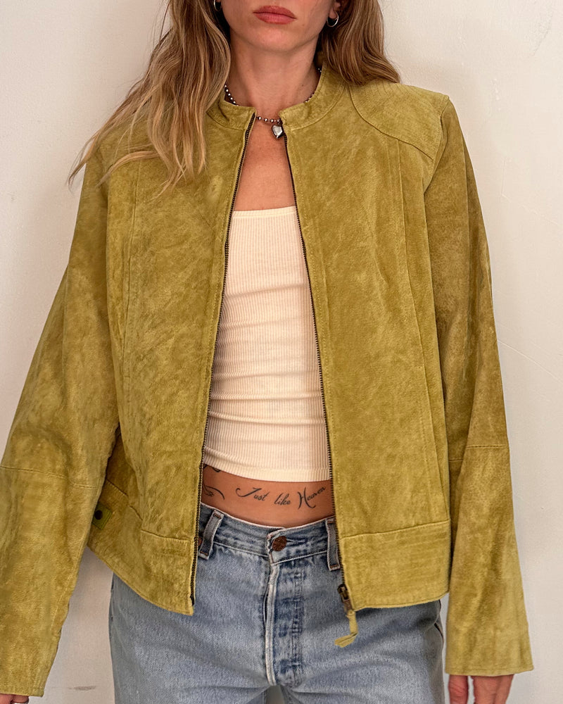 Ruff Hewen Suede Jacket - L