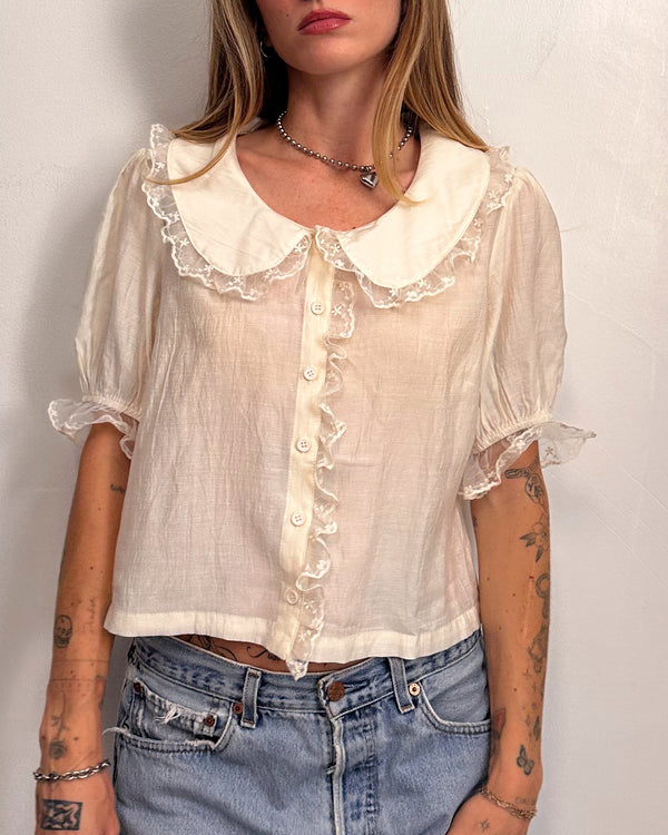 Cream Top - M