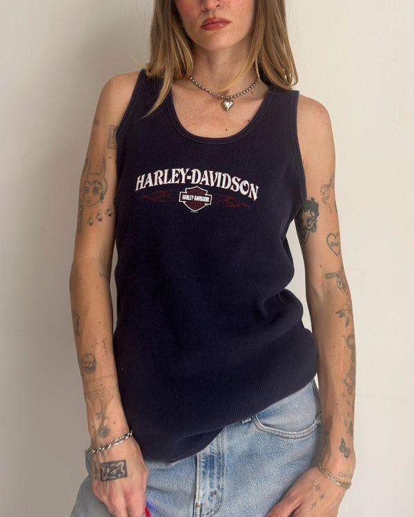 Harley Ribbed Tank - L