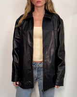 Faux Leather Jacket - L