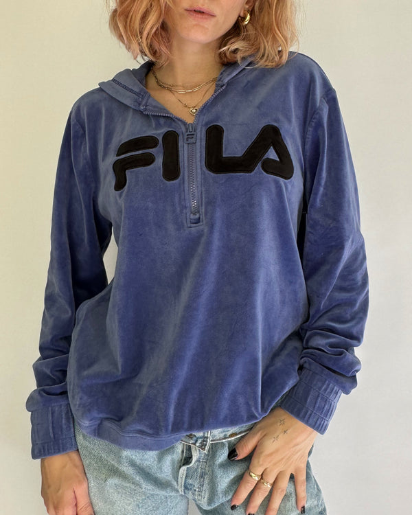 Fila Velour Hoodie - M