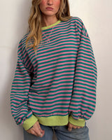 Stripe Crew - L