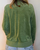 Green Zip Up - M