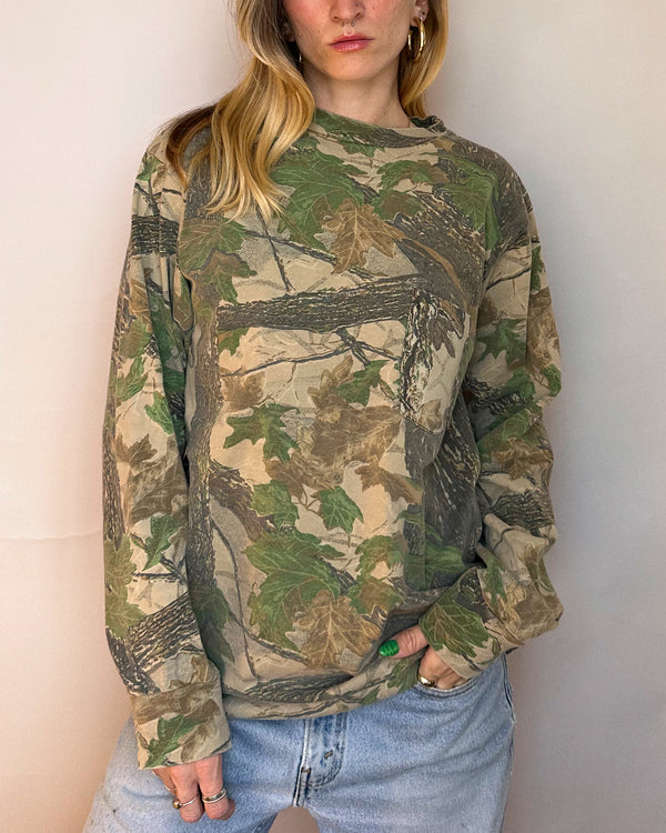 Camo Long Sleeve - L