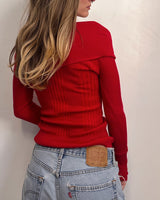 Y2K Red Top - S