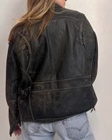 Leather Jacket - L