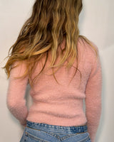 Fuzzy Pink Sweater - M