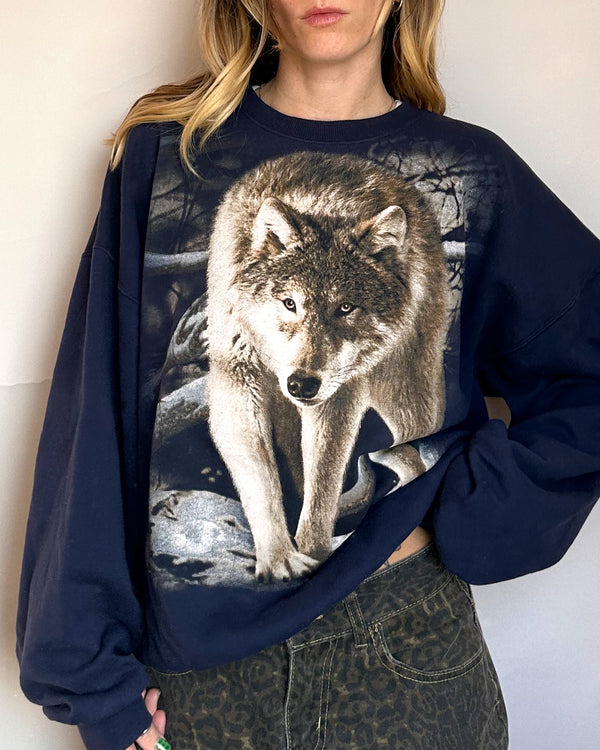 Wolf Crewneck -  XL