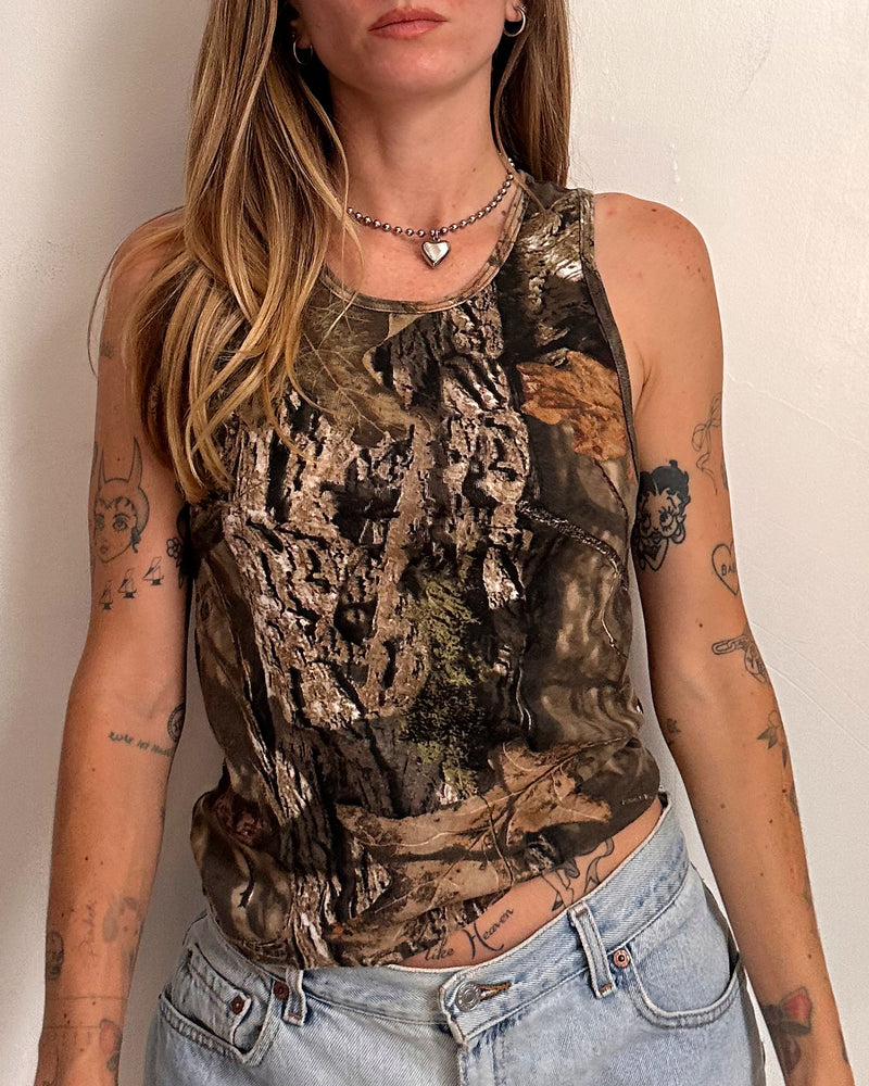 Camo Tank - S