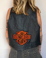 Harley Leather Vest - M